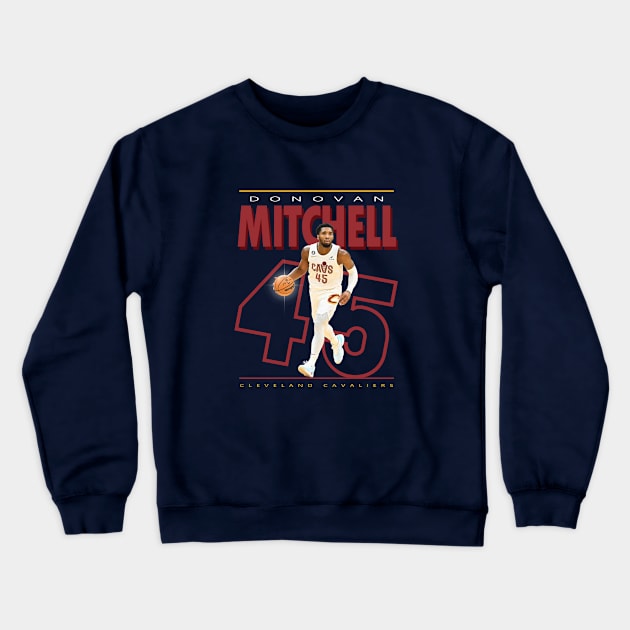 Donovan Mitchell Crewneck Sweatshirt by BVHstudio